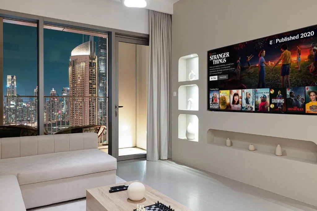 Burj Khalifa View, High Floor, Dubai Mall Access, Gym, Infinity-Pool, Playground, BBQ, Family Friendly