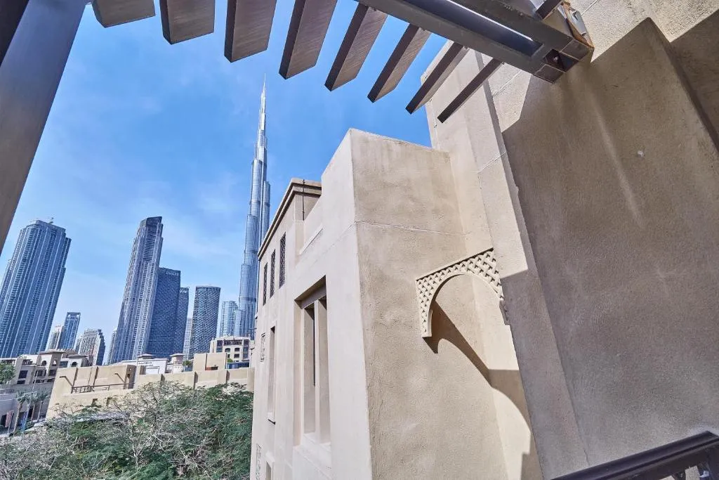Burj view partial Al manzil 1BR heart & Soul old town Downtown Beside Dubai mall Burj Khalifa Golden Homes - 2