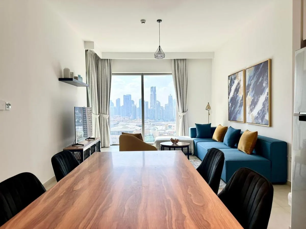 Luxury Apartment Downtown Dubai Mall Burj Khalifa View free Netflix & Prime Video - 3