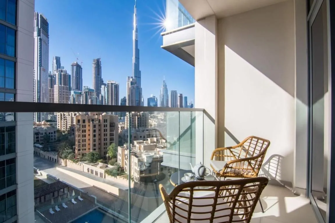 Silkhaus design 1BDR with Burj Khalifa view in new tower