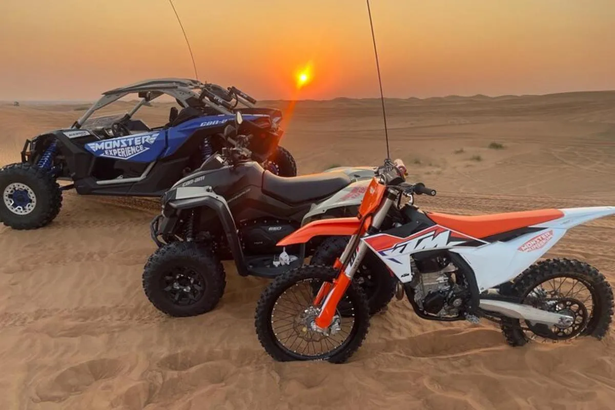 Image 2 of 1-Hour KTM 450CC Dirt bike Desert Adventure Tours in Dubai