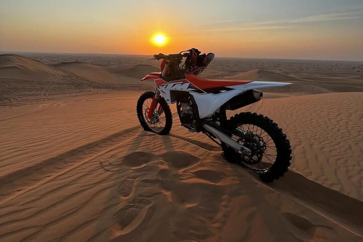 Image 3 of 1-Hour KTM 450CC Dirt bike Desert Adventure Tours in Dubai
