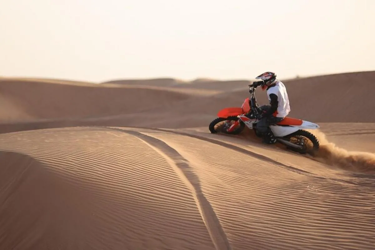 Image 4 of 1-Hour KTM 450CC Dirt bike Desert Adventure Tours in Dubai