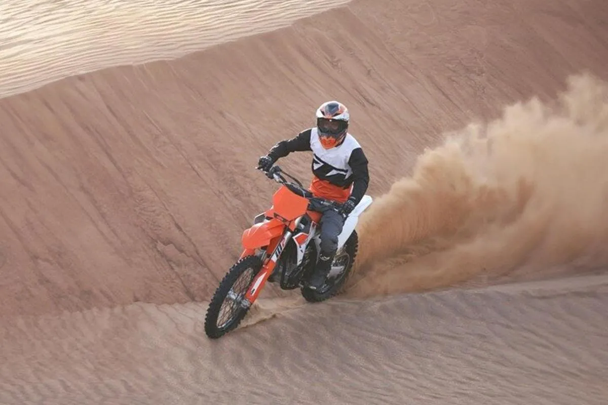Image 5 of 1-Hour KTM 450CC Dirt bike Desert Adventure Tours in Dubai