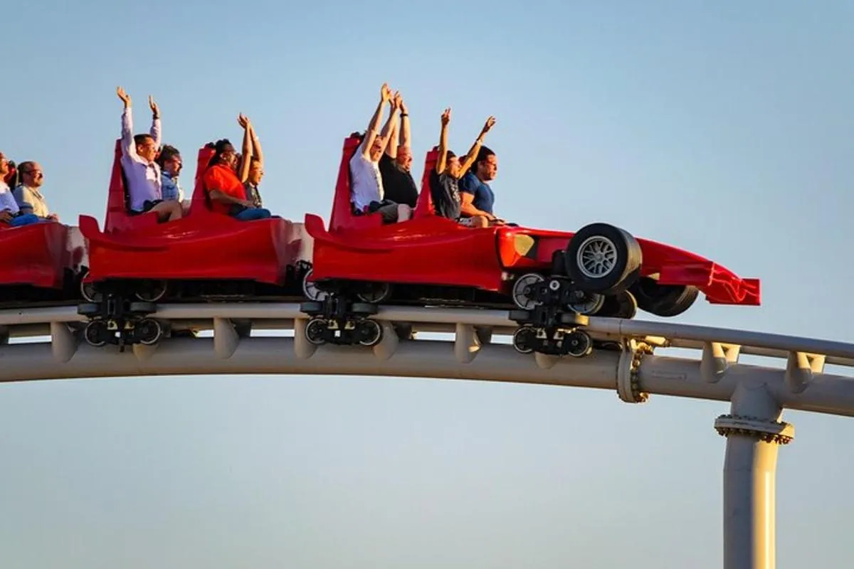 Image 1 of 2 Days 2 Park- Ferrari World +Yas Waterworld Or Warner Bros World From Dubai
