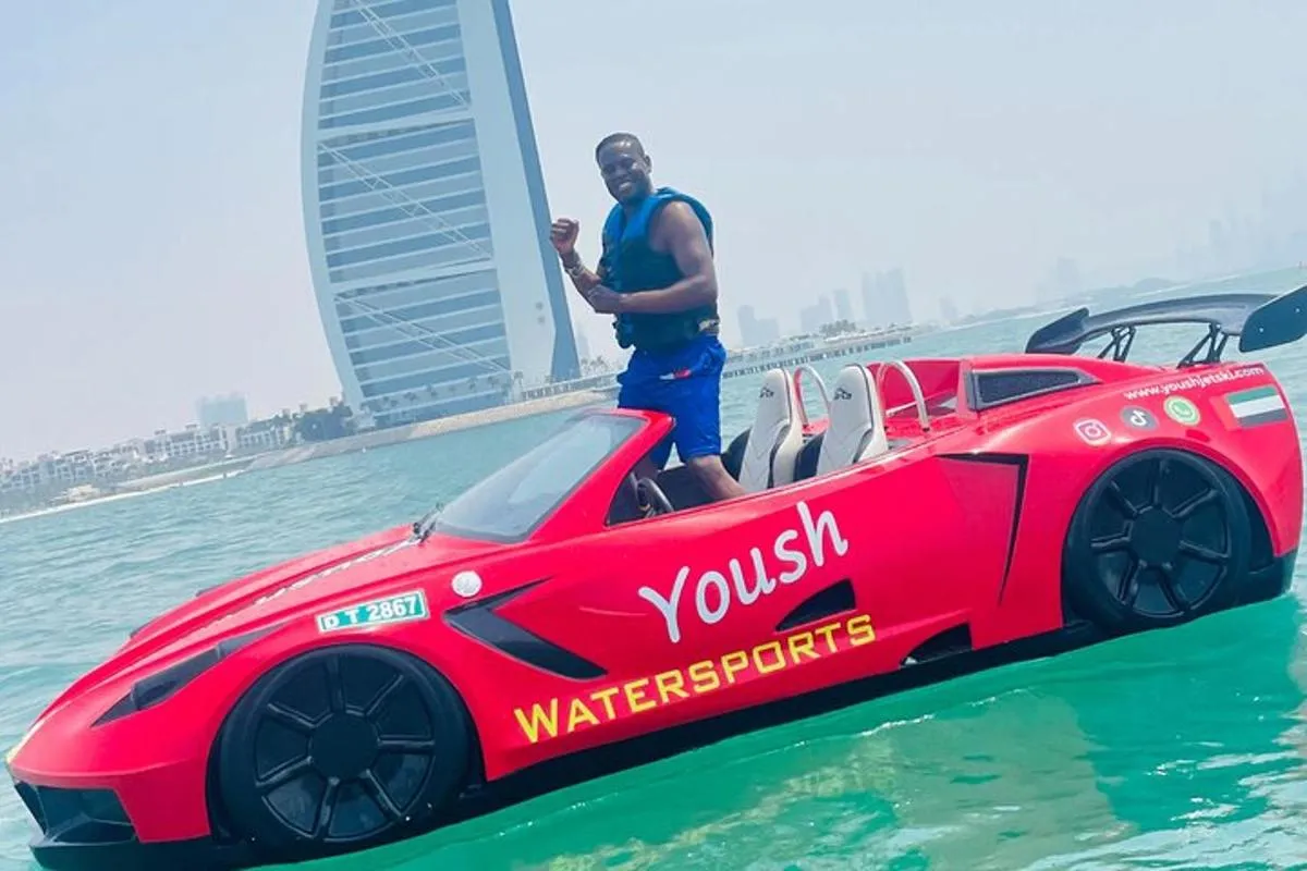 Image 2 of 30Min Jetcar Dubai with Burj Al Arab Views-Free Ice Cream