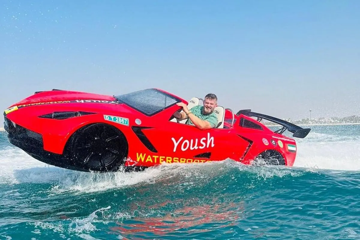 Image 5 of 30Min Jetcar Dubai with Burj Al Arab Views-Free Ice Cream