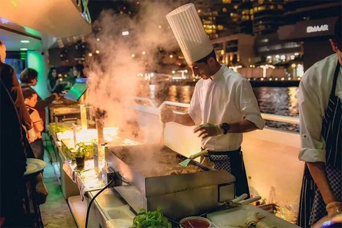 Image 4 of 3-Hour Lotus Mega Yacht Dinner Experience in Dubai Marina