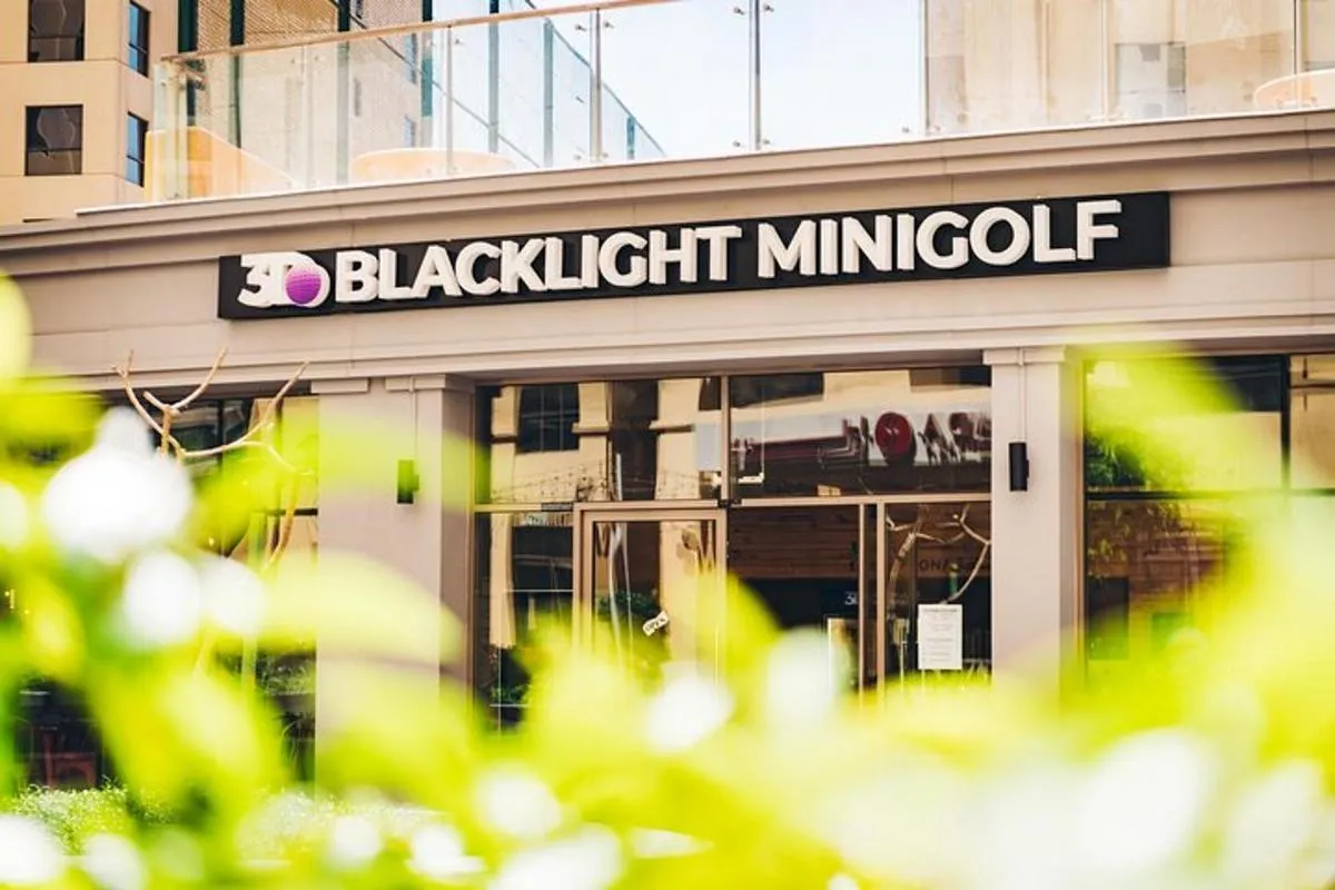 Image 1 of 3d Blacklight Minigolf – Jbr / Marina Dubai