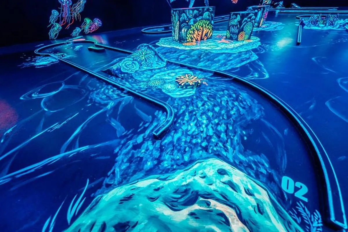 Image 3 of 3d Blacklight Minigolf – Jbr / Marina Dubai