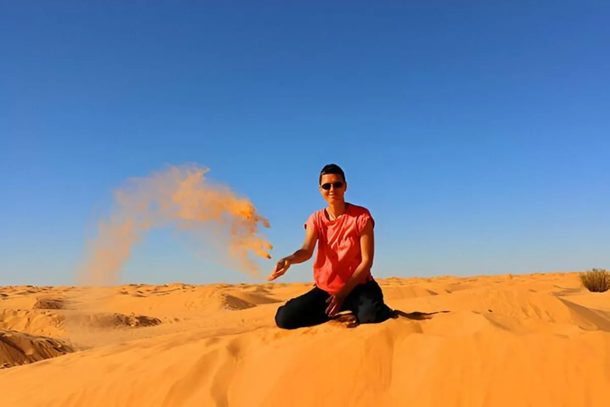 Image 2 of 4 Hour Morning Desert Safari with Camel Ride & Sand Boarding