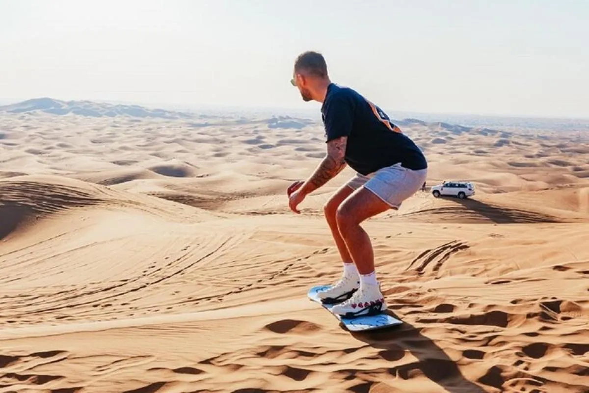 Image 4 of 4 Hour Morning Desert Safari with Camel Ride & Sand Boarding