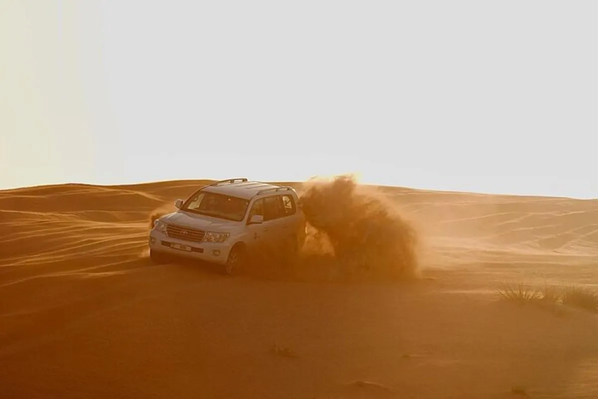 Image 1 of 4×4 Desert Safari Abu Dhabi with BBQ Dinner