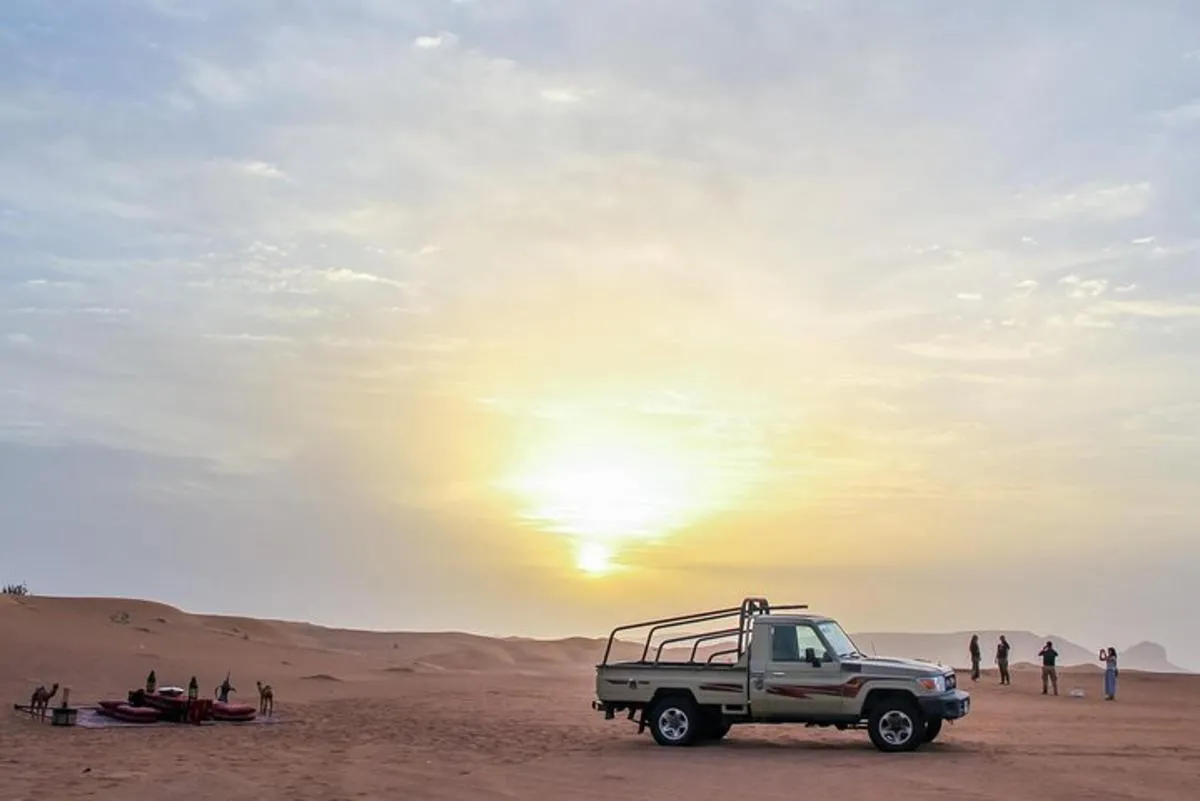 Image 2 of 4×4 Hatta Safari to Fossil Rock & Honey Bee Garden visit with Breakfast