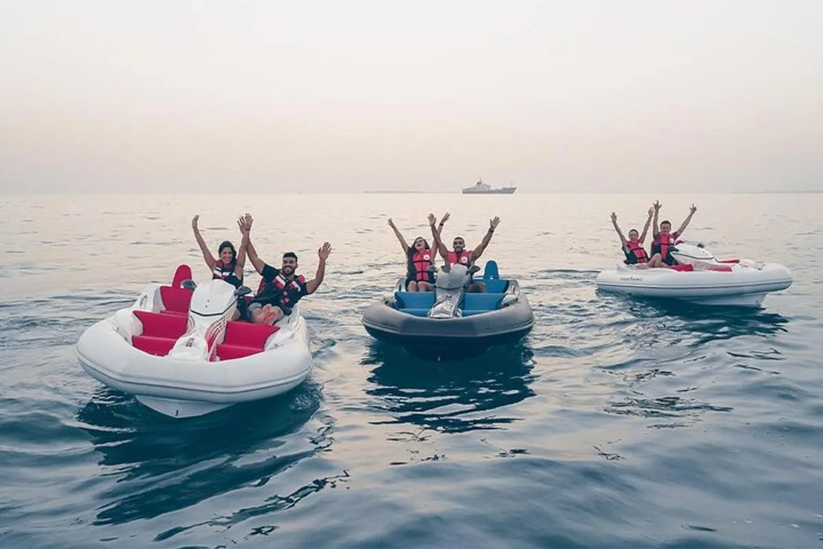 Image 0 of 60 min Amazing Dubai Self-Drive Boat Tour