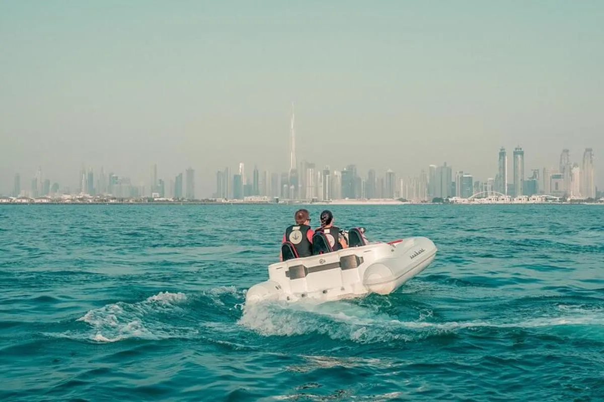 Image 2 of 60 min Amazing Dubai Self-Drive Boat Tour
