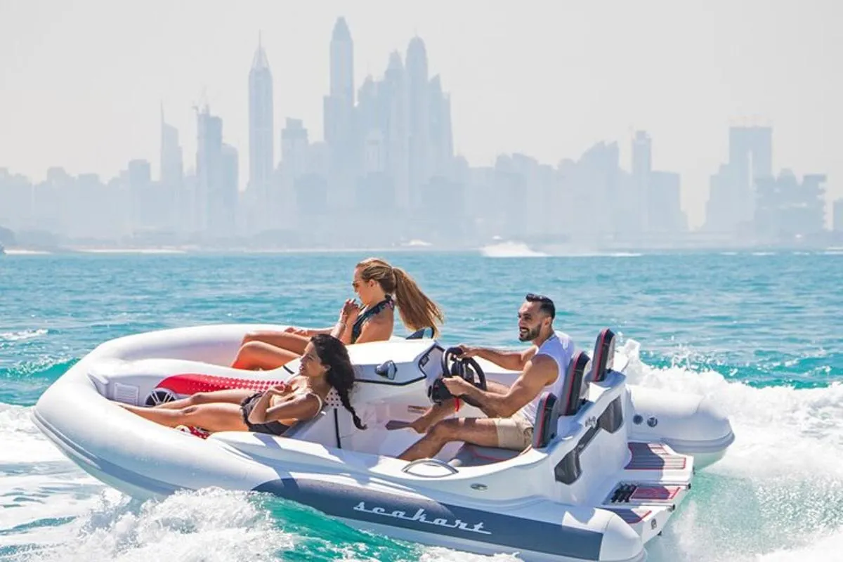 Image 6 of 60 min Amazing Dubai Self-Drive Boat Tour