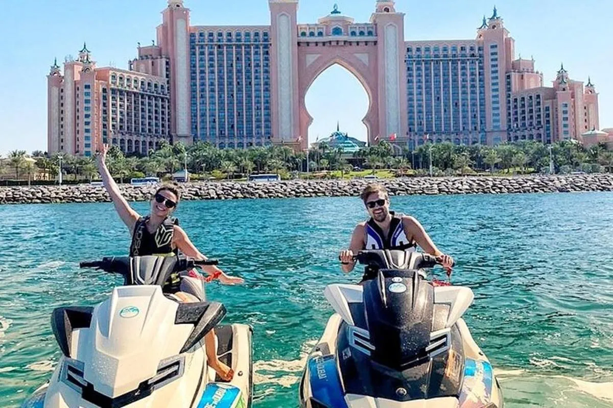 Image 3 of 90 Minutes Dubai Palm Jumeirah Jetski Tour