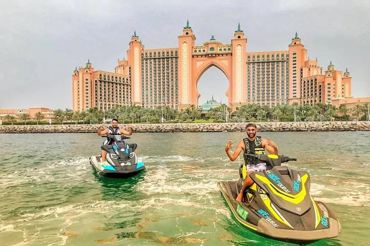 Image 4 of 90 Minutes Dubai Palm Jumeirah Jetski Tour