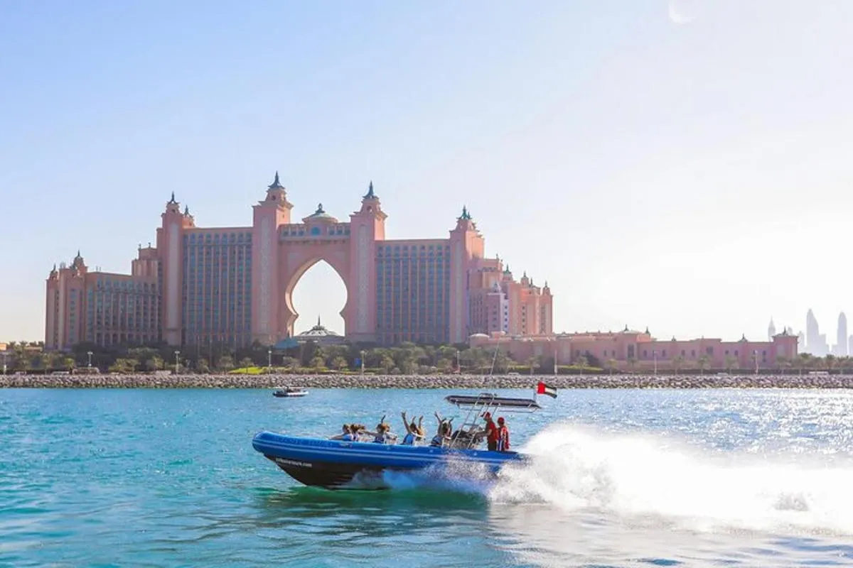 Image 0 of 90 Minutes Speedboat Tour: Marina, Atlantis, Palm & Burj Al Arab