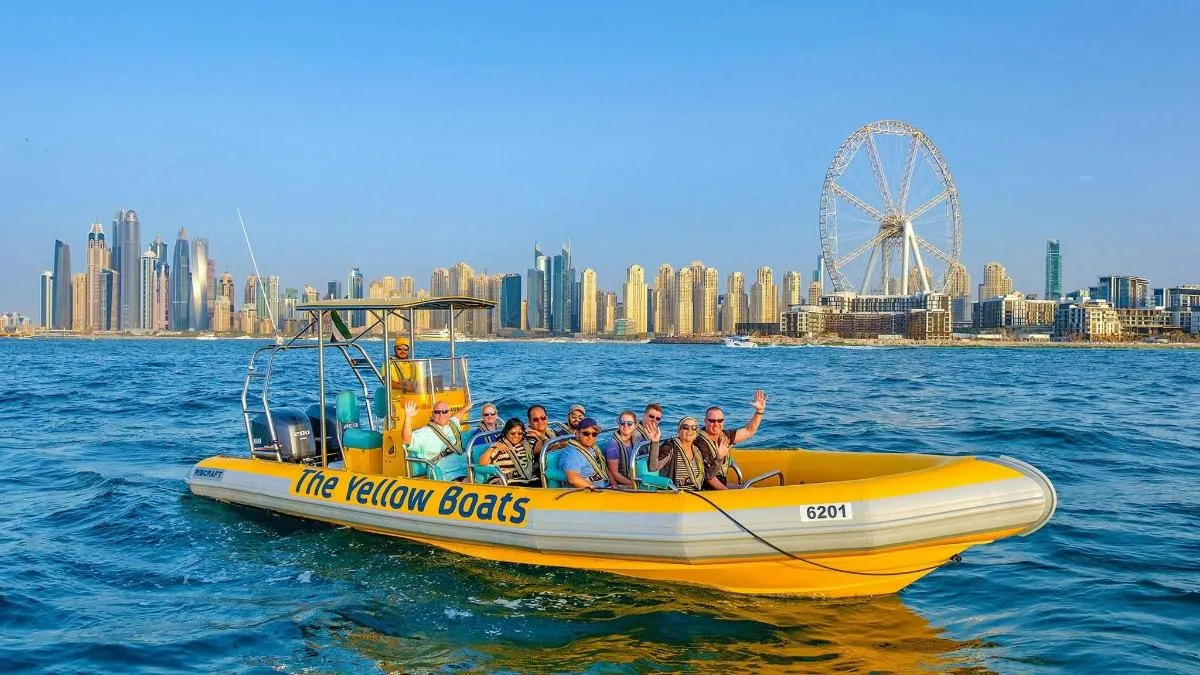 Image 0 of 99-Minute Dubai Marina and Arabian Gulf Boat Tour