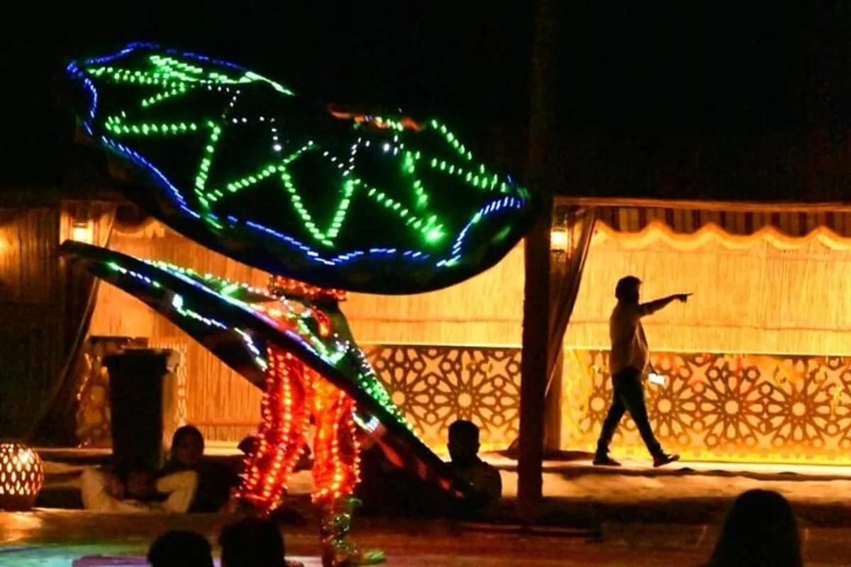 Image 4 of Abu Dhabi: 7-Hours Desert Safari with BBQ, Camel Ride & Sandboarding
