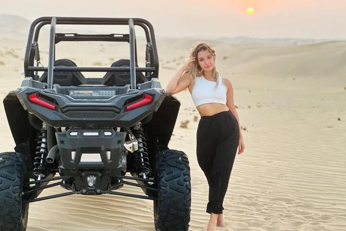 Image 2 of Abu Dhabi Desert Safari With Live Shows And BBQ Buffet Dinner