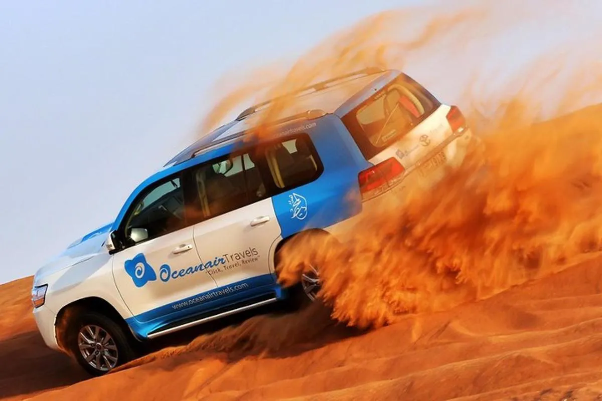 Image 0 of Abu Dhabi: Desert Safari with BBQ, Camel Ride & Sandboarding