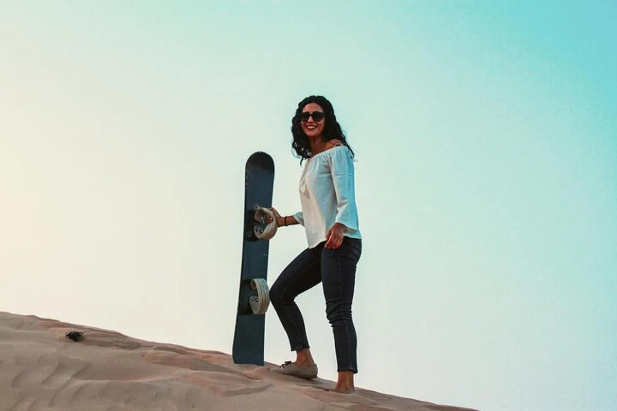 Image 4 of Abu Dhabi Morning Desert Safari: 4×4 Dune Bashing, Camel Ride and Sandboarding