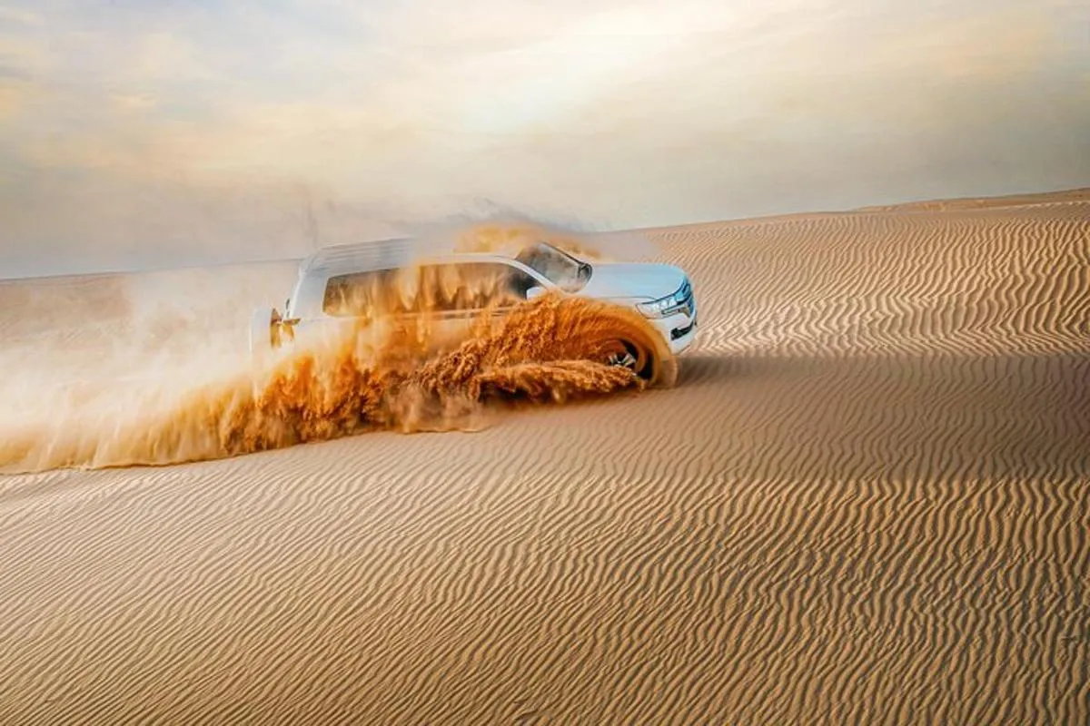 Image 5 of Abu Dhabi Morning Desert Safari: 4×4 Dune Bashing, Camel Ride and Sandboarding