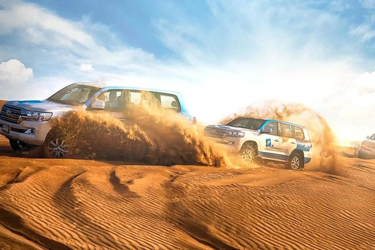 Image 0 of Abu Dhabi: Morning Desert Safari with Camels and Sandboarding