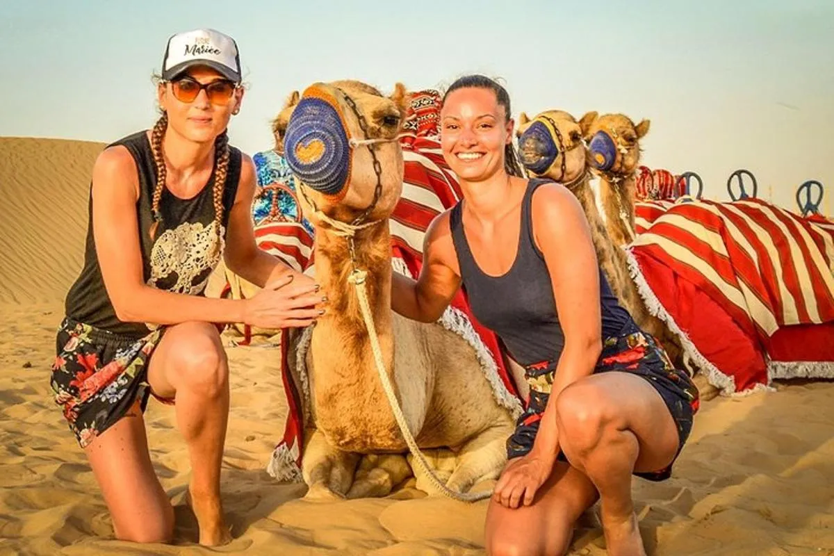 Image 1 of Abu Dhabi: Morning Desert Safari with Camels and Sandboarding