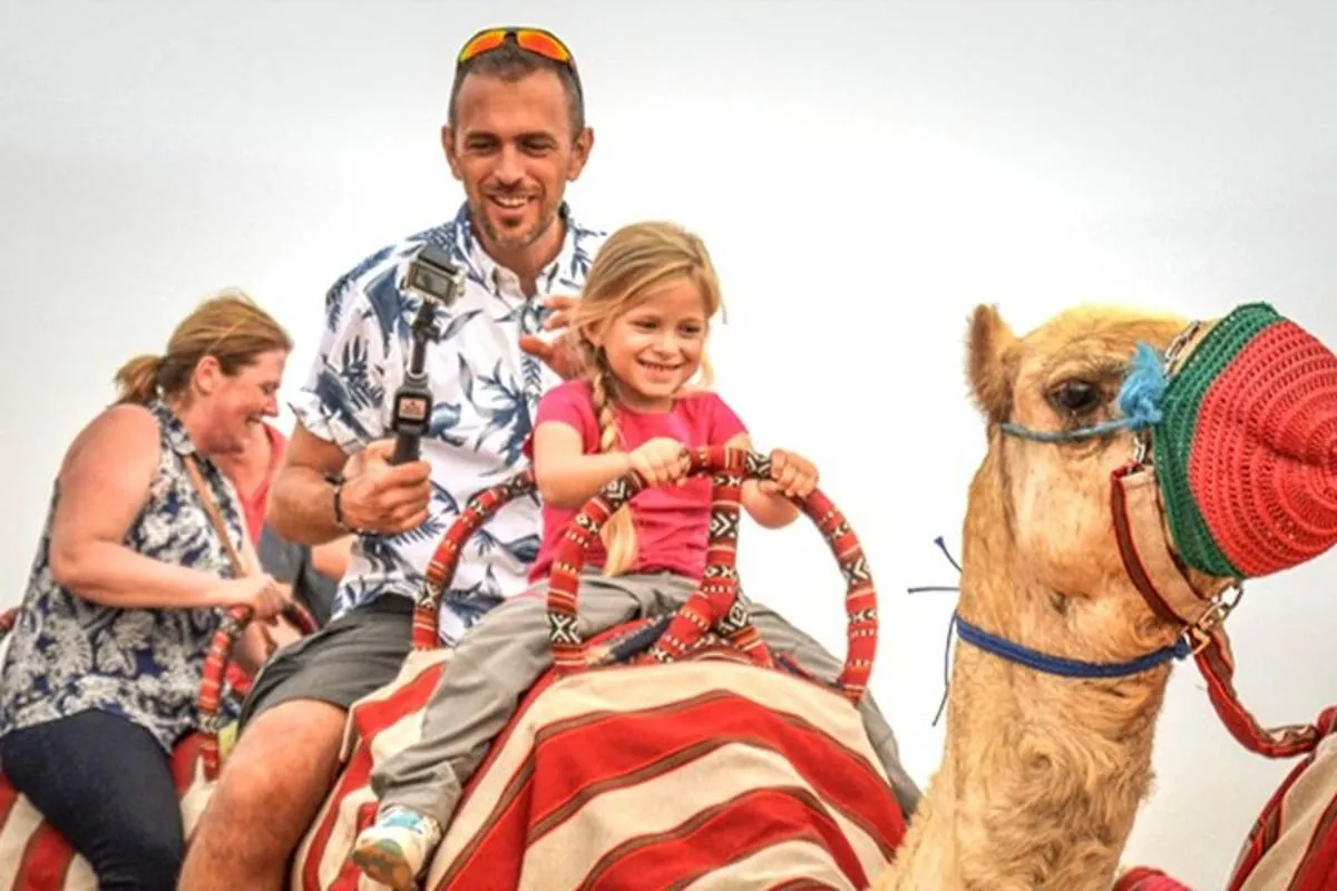 Image 2 of Abu Dhabi: Morning Desert Safari with Camels and Sandboarding