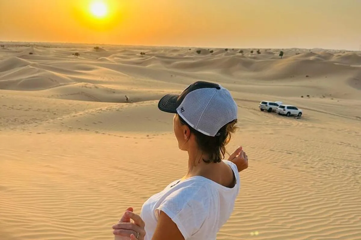 Image 2 of Abu Dhabi: Private Evening Desert Safari with BBQ and Live Shows