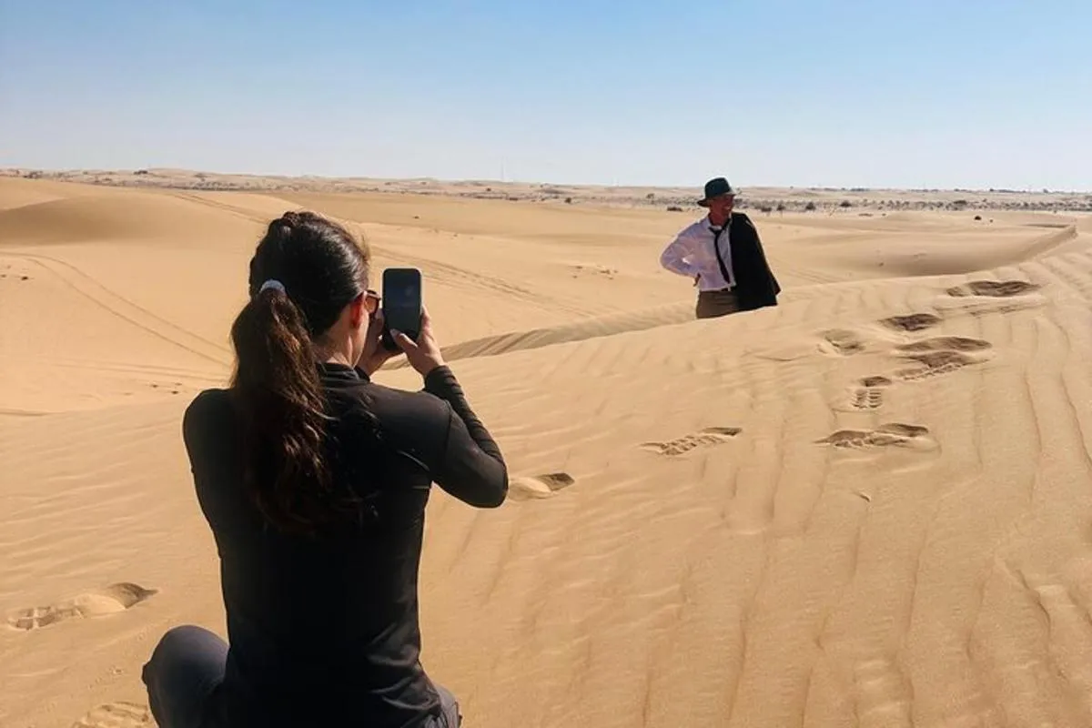 Image 3 of Abu Dhabi: Private Evening Desert Safari with BBQ and Live Shows