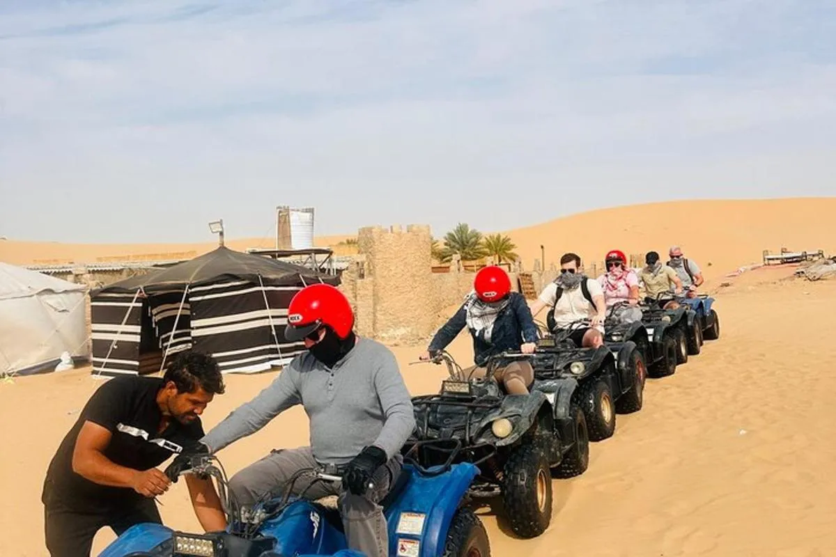 Image 6 of Abu Dhabi: Private Evening Desert Safari with BBQ and Live Shows