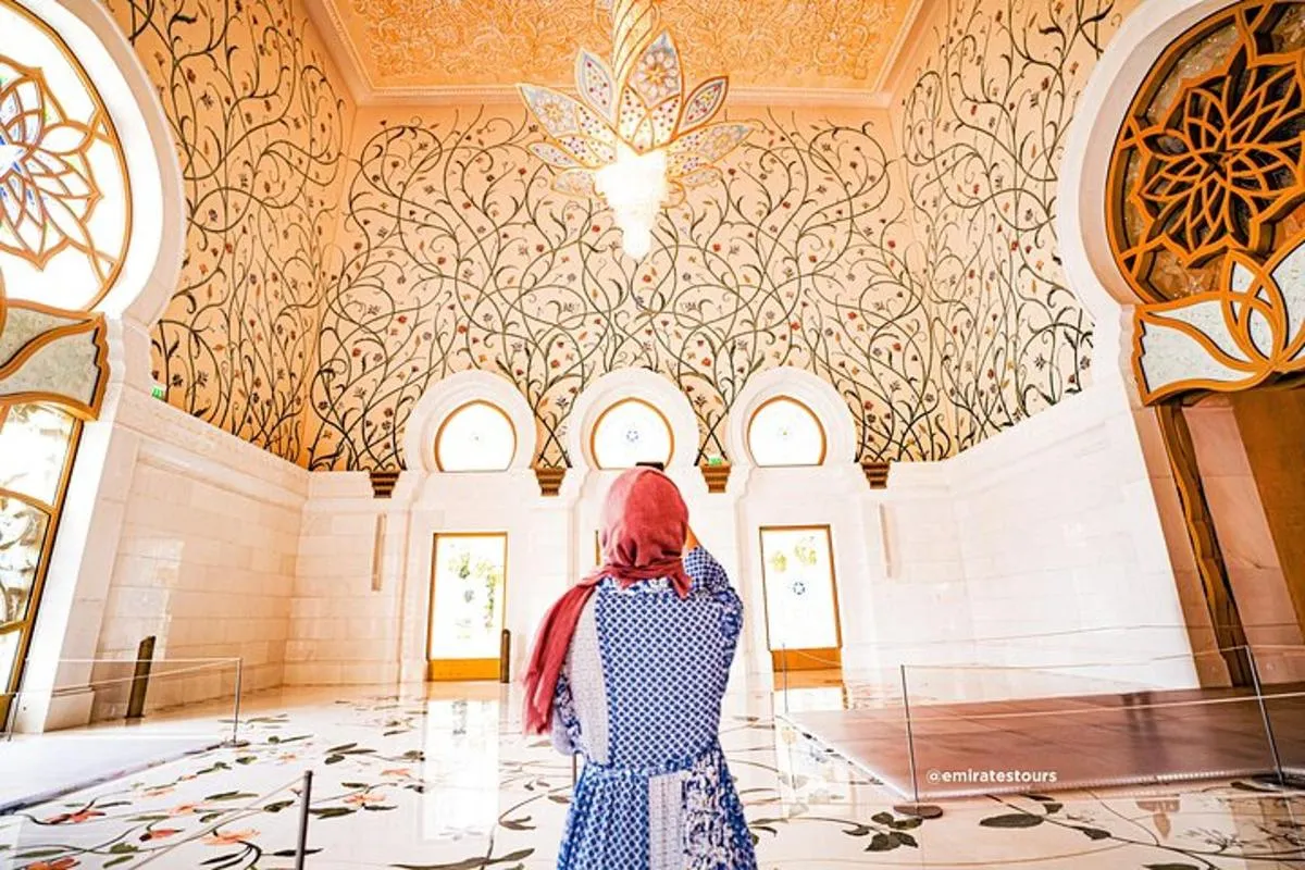 Image 2 of Abu Dhabi Sightseeing Tour: Sheikh Zayed Mosque, Heritage Village & Dates Market