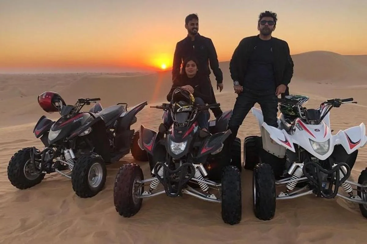Image 2 of Adventure quad bike tour ( 2 hour private quad biking to deep desert )