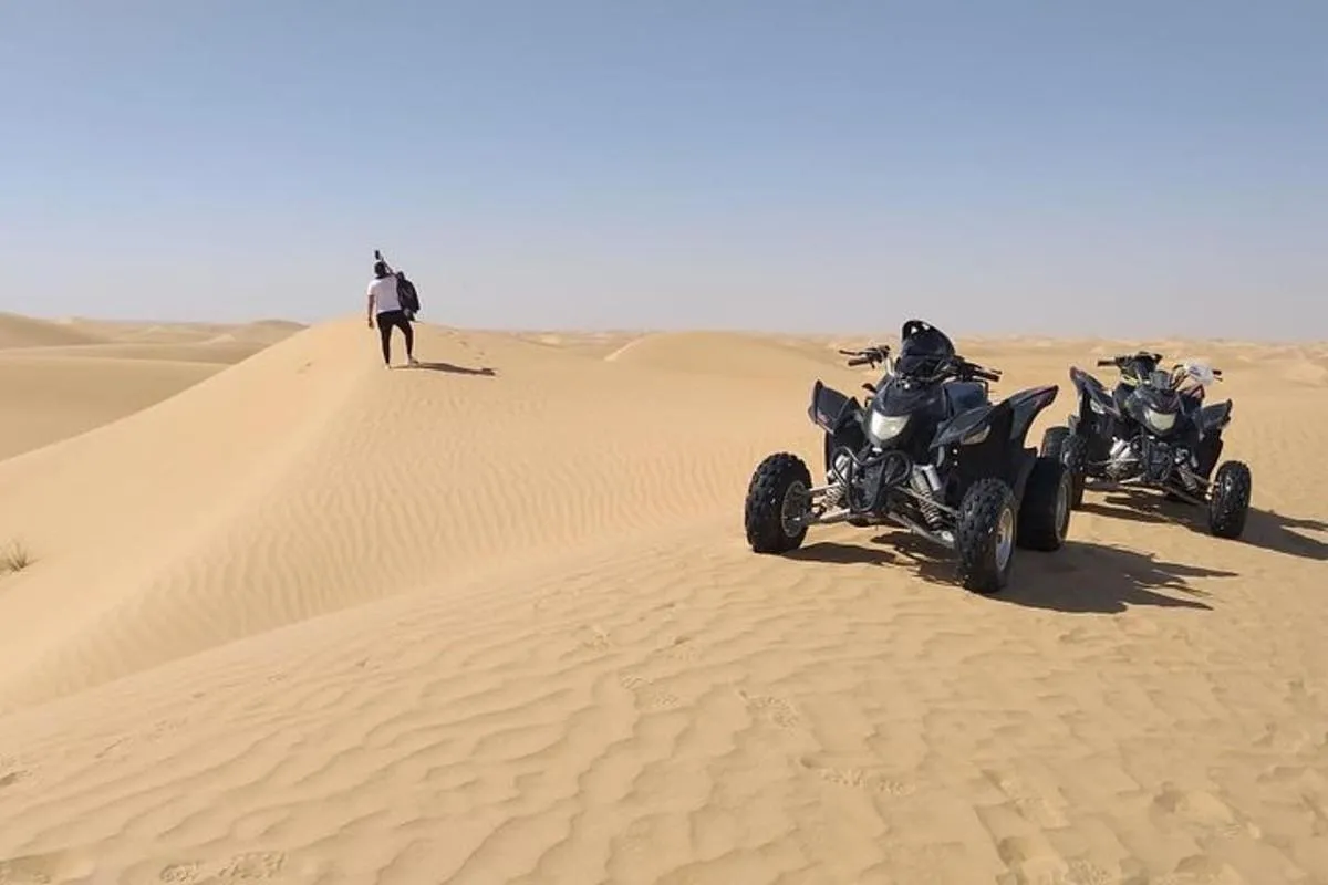 Image 4 of Adventure quad bike tour ( 2 hour private quad biking to deep desert )