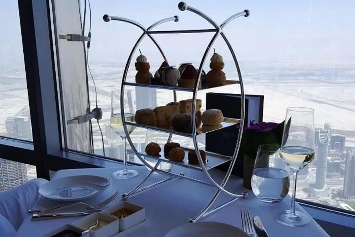 Image 1 of Atmosphere Burj Khalifa High Tea Experience with Private Transfer