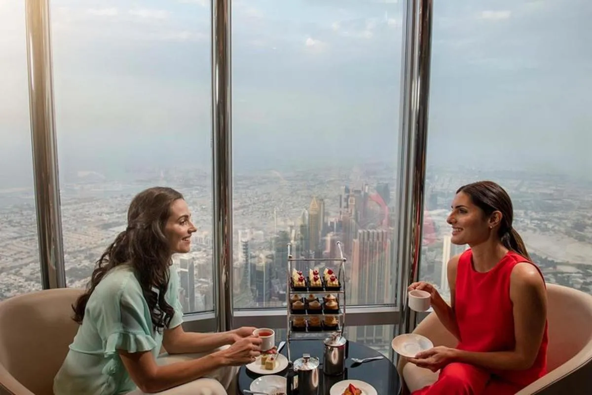 Image 4 of Atmosphere Burj Khalifa High Tea Experience with Private Transfer