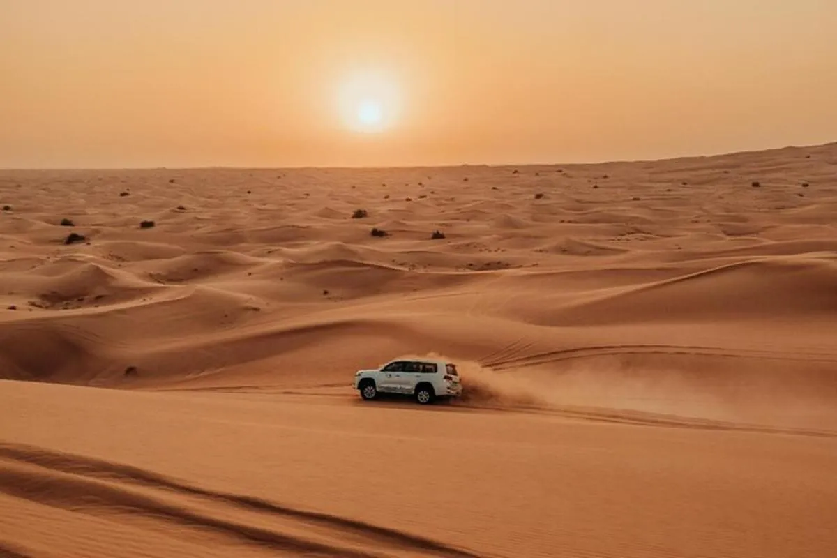Image 3 of Combo:Deluxe Desert Safari with dinner + ATV self-drive/Quad Bike