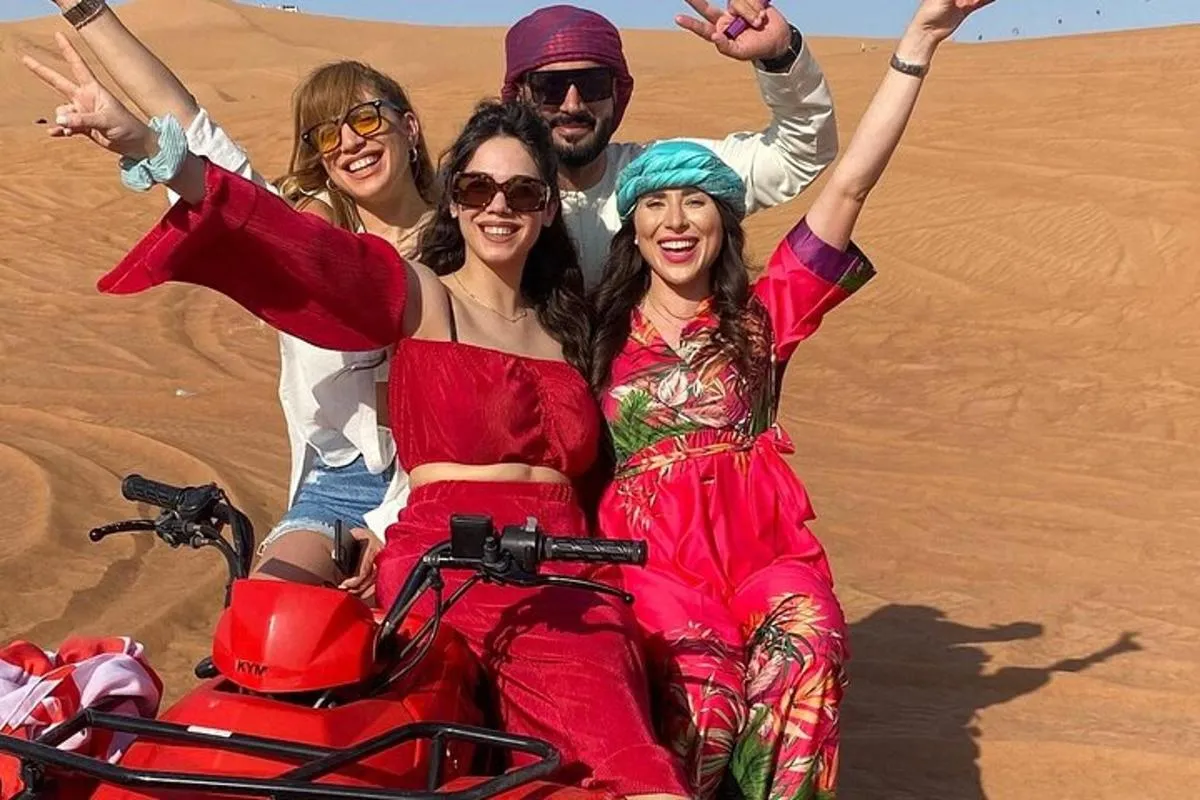Image 4 of Combo:Deluxe Desert Safari with dinner + ATV self-drive/Quad Bike
