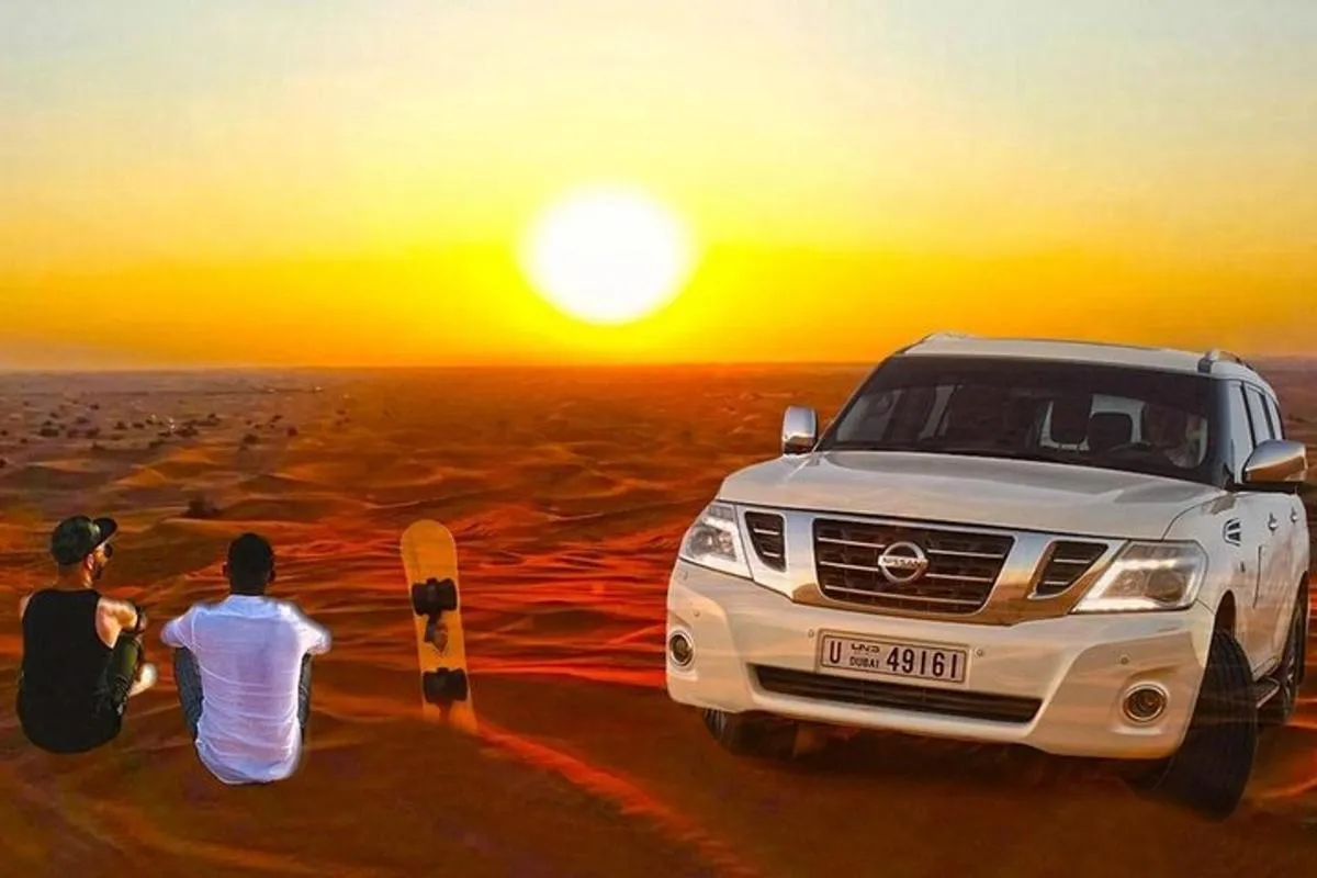 Image 1 of Desert Safari Tour, Quad Bike with BBQ Dinner & Show from Dubai