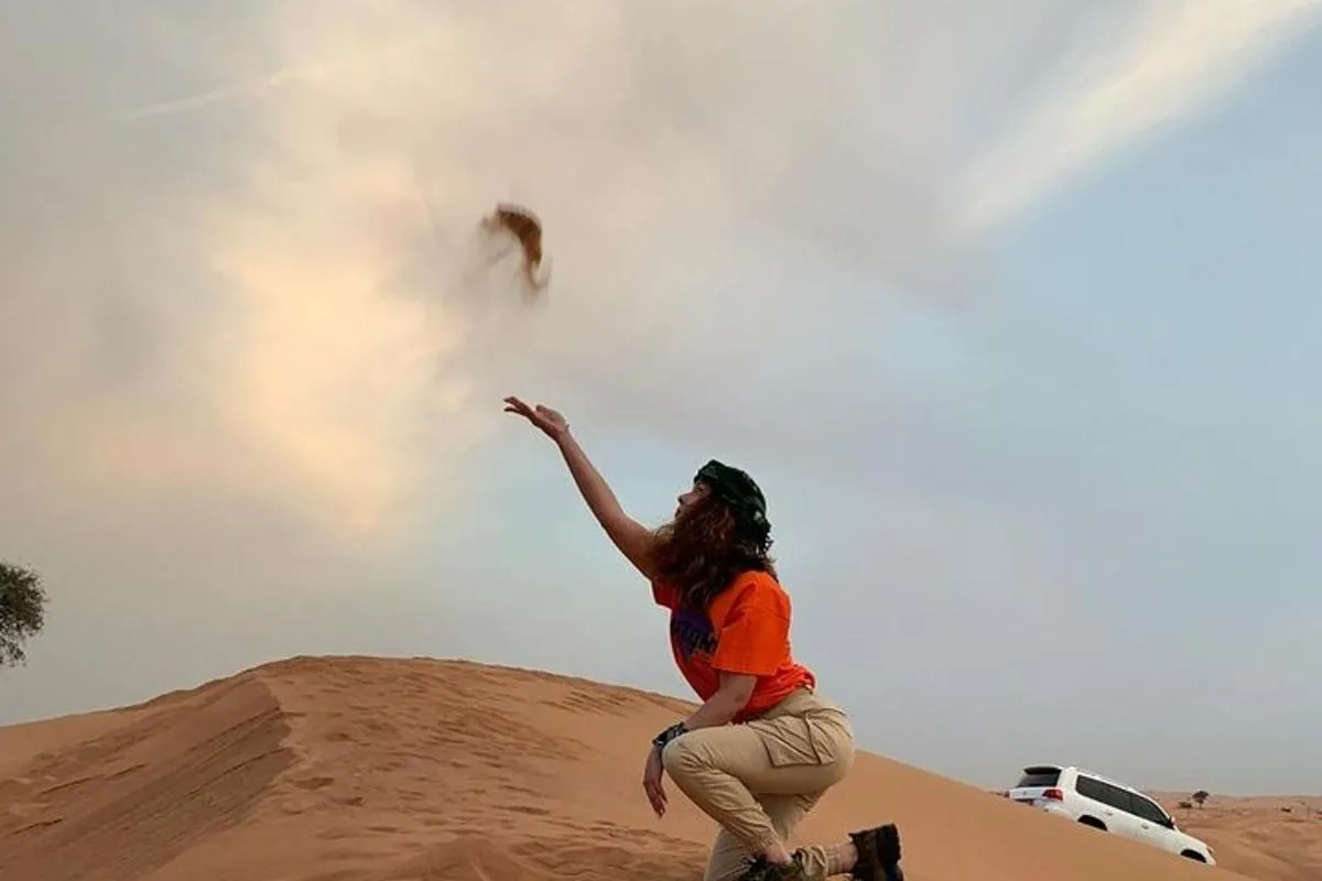 Image 2 of Desert Safari and Sandboarding with Dinner in Dubai