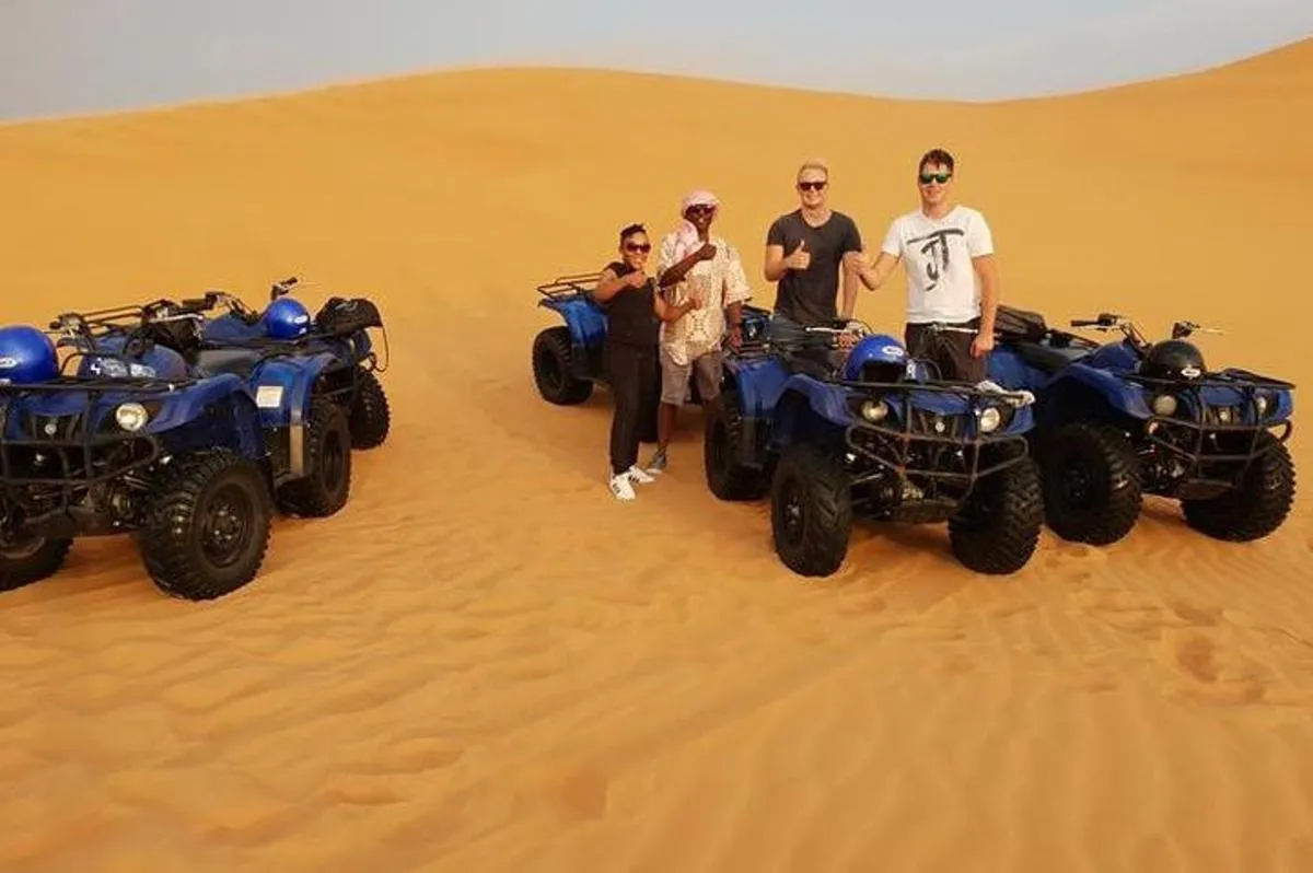 Image 2 of Desert Thrills: Evening Safari with Quad Bike & Camp Activities
