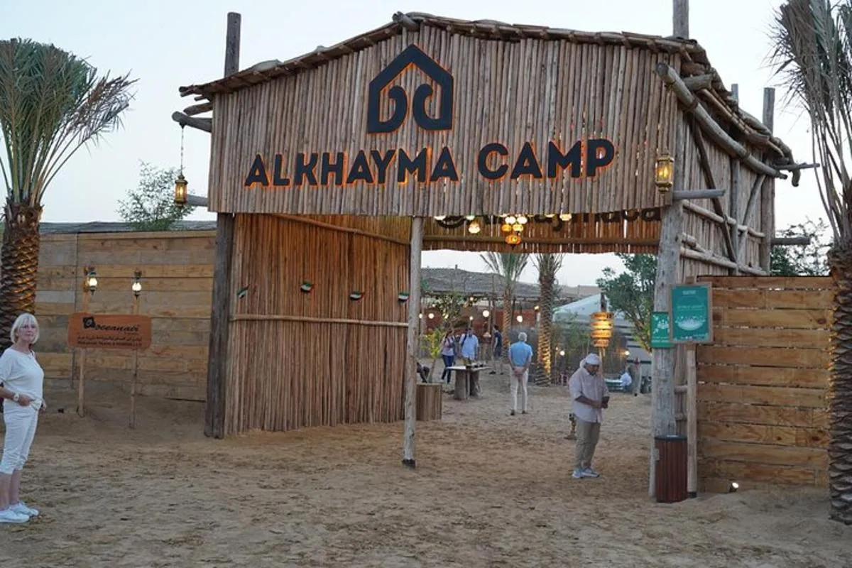 Dubai Al Khayma Camp Experience with BBQ Dinner and Transfers