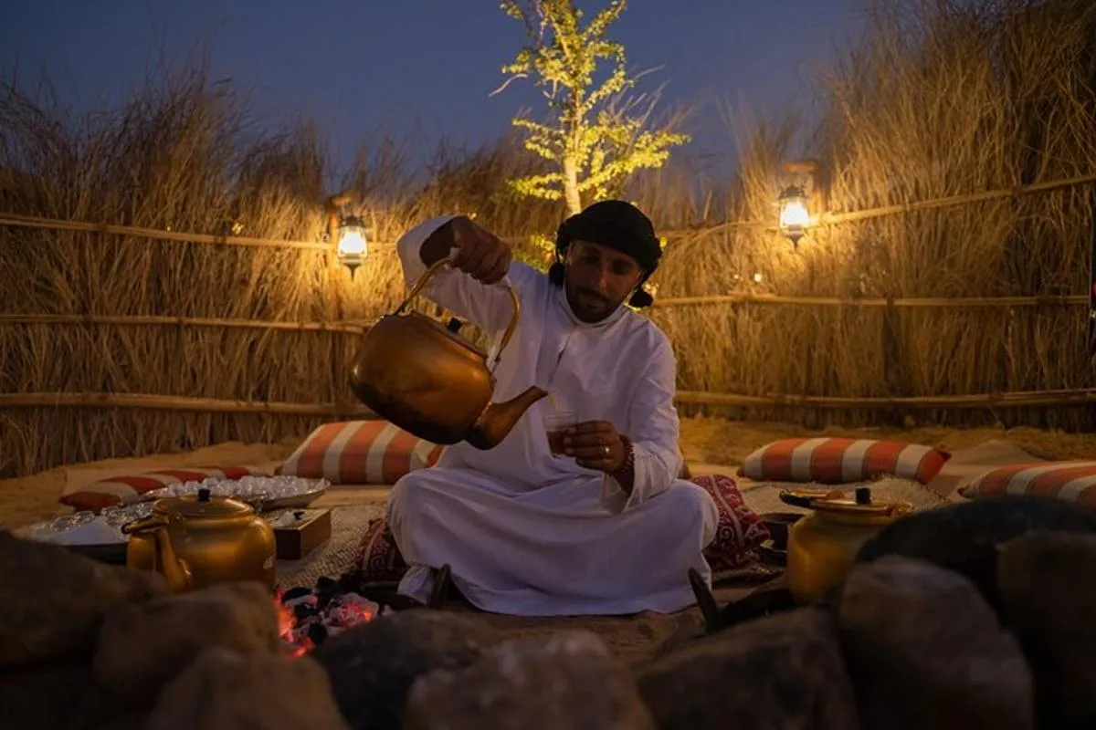Image 1 of Dubai Al Khayma Camp Experience with BBQ Dinner and Transfers