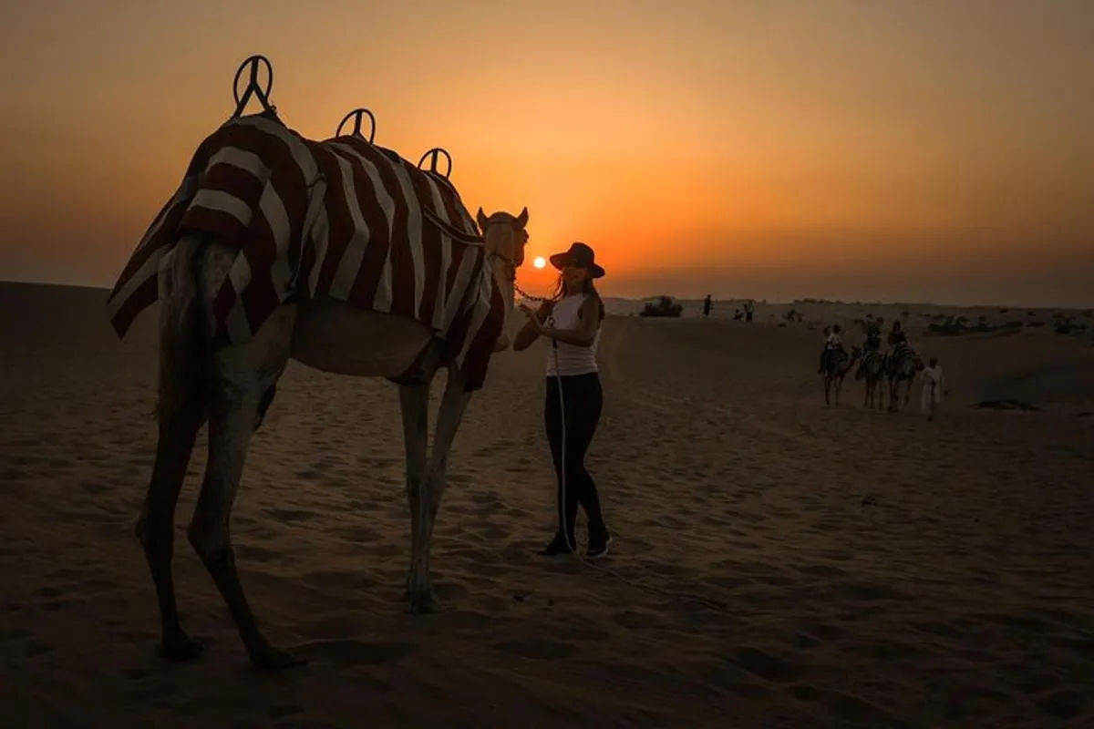 Image 2 of Dubai: Camel Safari & Horse Ride with Al Khayma Camp BBQ Dinner