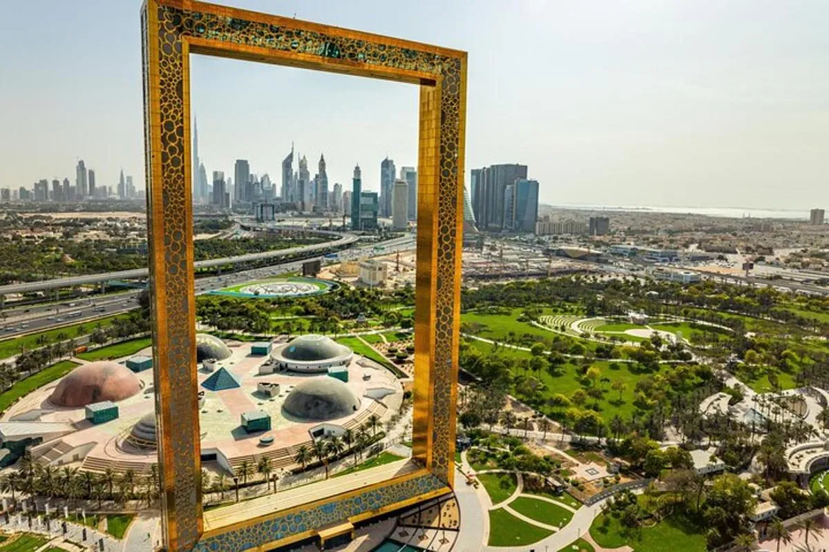 Image 2 of Dubai City Tour: Frame Tickets, Creek, Souks, Blue Mosque & Abra